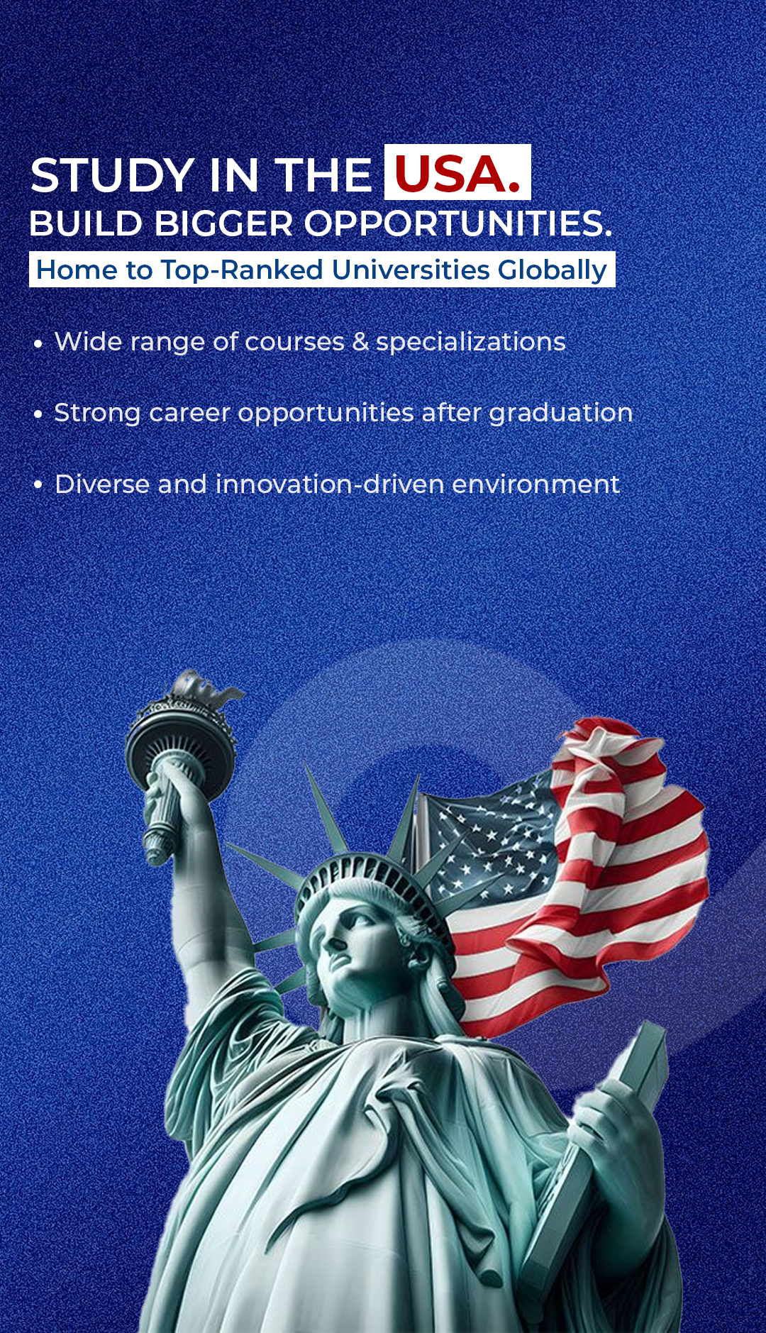 Study in USA Banner
